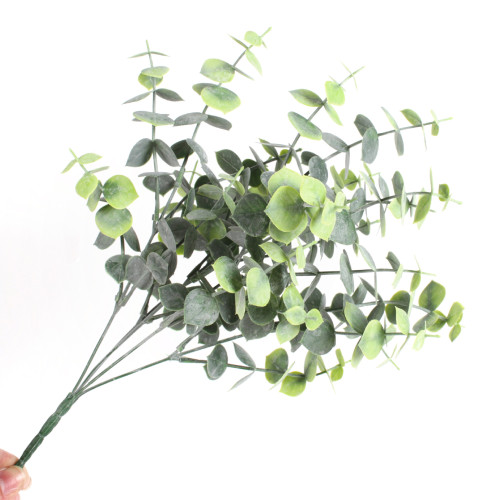 New Artificial Plant Eucalyptus Zamioculcas Leaves Bunches Indoor Decorative Flower Arrangement Ornaments Floral Home Greenery