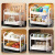 Light Luxury Kitchen Storage Rack Cup Storage Artifact Multi-Functional Household Complete Storage Rack Draining Cosmetics