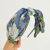 Vintage Printed Bow Headband 2022 Summer New Headband Hair Accessories Fashion Hair Tie Headdress Wholesale Female F954