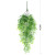 Artificial Bamboo Clover Wall Hanging Decoration Wholesale Ceiling Project Plant Wall Set Flower Basket Hanging Basket Fake Flower Rattan and Vine