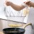 304 Stainless Steel Frying Basket Household French Fries Fried Chicken Wing Telescopic Folding round Strainer Drain