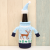 New High-End Knitted Christmas Bottle Cover Sweater Wine Bottle Cover 4 Christmas Beer Bottle Decorations Wholesale