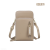 Lychee Pattern Solid Color Pu Mobile Phone Bag Croulder Bag Double Pussbody Mini Women'll Mobile Phone Bag Customization