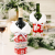 New Creative Christmas Decorations Knitted Button Snowflake Bottle Cover Red Sweater Wine Sleeve Red Wine Bag