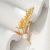 Jewelry Plant Ears of Wheat Brooch Female Korean Fashionable Golden Elegant Corsage Alloy Inlaid Zirconium Exquisite Pin