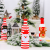 New Christmas Decorations Striped Knitted Wine Bottle Cover Cartoon Old Man Wine Bottle Bag Red Wine Champagne Dress up