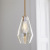 Nordic Glass Chandelier Modern Minimalist Living Room Dining Room Three-Head Coffee Shop Bedroom Light Luxury Creative Personality Small Droplight