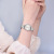 Jinmiou Kimio Fashion Women's Watch French Retro Small Square Watch Elegant Steel Belt Quartz Watch Female K6498