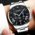 Foreign Trade Popular Style Cross-Border Fashion Three-Eye Calendar Men's Watch Men's Watch Steel Belt Quartz Men's Watch Factory in Stock