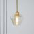 Nordic Glass Chandelier Modern Minimalist Living Room Dining Room Three-Head Coffee Shop Bedroom Light Luxury Creative Personality Small Droplight