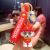 Cartoon Cute Internet Celebrity Car Shape School Bag Pendant Girl Heart Couple Wang Wang Dog Gift Doll Pendant Key Ring