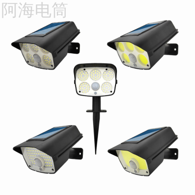 New Household Outdoor Solar Sensor Wall Lamp Street Lamp Underground Lamp Lawn Lamp Garden Garden Lamp