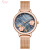 Factory Direct Supply Jinmiou Women's Three-Dimensional Floating Flower Diamond-Embedded Watch Women's Bracelet Watch Simple Waterproof Watch 6381