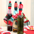 New Christmas Wine Bottle Decoration Supplies Christmas Knitted Scarf Hat Set Christmas Red Wine Bottle Decoration