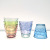 Colorful Raindrop Cup Two Four Six-Piece Set Glass Cup Set Jewelry Activity Gift Cup Batch Printed Logo