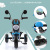 Children's Tricycle Baby Carriage Bicycle Scooter Novelty Toy Light-Emitting Baby Carriage Swing Car Bobby Car