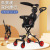 Baby Walking Tool Trolley Baby Two-Way High Landscape with Baby Baby Light and Portable Foldable Children's Walking Car