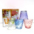 Colorful Raindrop Cup Two Four Six-Piece Set Glass Cup Set Jewelry Activity Gift Cup Batch Printed Logo