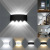 Modern Minimalist Led Aluminum Frame Wall Lamp Indoor and Outdoor Waterproof Hotel Engineering Lamp Bedroom Bedside RGB Corridor Aisle Light