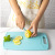 Cutting Board Suit 3-Piece Kitchen Knife Cutting Board Fruit Knife Three-Piece Plastic Cutting Board Cutting Board Set Gift Knife