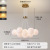 Bubble Lamp Living Room Chandelier Nordic Simple Modern Restaurant Designer Creative Moon Light Atmospheric Planet Chandelier