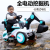 New Children's Electric Excavator Children's Luminous Electric Engineering Car Stall Gifts Educational Toys