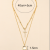 Boutique Copper Plated Gold Inlaid 5A Zircon Simple Fashion High Quality Necklace A003