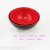 Imitation Porcelain Plastic Red and Black Melamine Small Bowl Four-Inch Plate and Bowl Hotel Household Rice Bowl