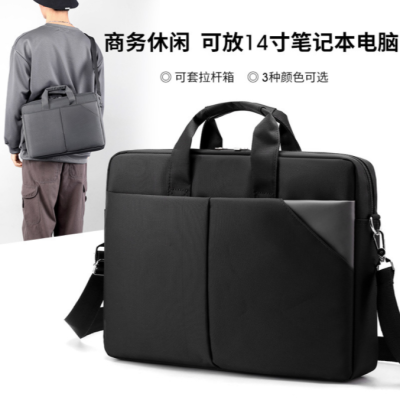 Factory Direct Sales Business Leisure Men's Briefcase Outdoor Portable Crossbody Shoulder Bag Student Make-up Class Men's Bag