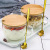 Transparent Glass Oatmeal Breakfast Cup Household Glass with Handle Large Capacity with Lid Spoon Coffee Milk Cup Wholesale