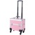 Technician with Pull Rod Upper Clock Portable Toolbox Bath Massage Tattoo Embroidery Beauty Cosmetic Case Toolbox