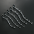 Hook Stainless Steel Clothing Props Card Square Tube Wall Trough Plate Supermarket Stall Shelf Five Beads Thickened Hook