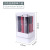 New Press Lifting Lipstick Storage Box Desktop Dustproof Cover Transparent Window Lipstick Lip Balm Storage Rack Direct Sales