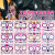 New Fluorescent Halloween Face Pasters Tattoo Sticker Party Gathering Death Festival Masquerade Face Temporary Stickers