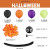 New Halloween Balloon Chain 239 Pieces with Spider Web and Bat Eyes Balloon Ghost Festival Party Decoration Layout