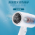  Blue Light Electric Hair Dryer Student Dormitory Anion Hair Care Folding Travel Portable Hair Dryer Internet Hot