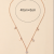 Boutique Copper Plated Gold Inlaid 5A Zircon Simple Fashion High Quality Necklace A006