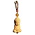 Tik Tok Live Stream Popular Boxwood Buddha Pendant High-Grade Buddha Wooden Car Key Ring Men and Women's Pendants