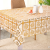 European Style Tablecloth Waterproof Oil-Proof Gilding Tablecloth Household PVC Lace Tablecloth Wholesale