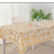 European Style Tablecloth Waterproof Oil-Proof Gilding Tablecloth Household PVC Lace Tablecloth Wholesale