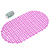 Jiamei Transparent Oval Water Bead Non-Slip Mat PVC Bath Mat Bathroom Bath Foot Mat Bathroom Foot Mat Bathroom Mat