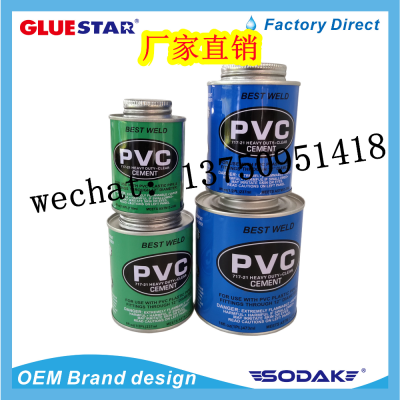 Best Weld Pipe Glue PVC Cement Heavy Body High Viscosity Pipe Glue PVC CPVC