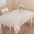 European Style Tablecloth Waterproof Oil-Proof Color Bronzing Tablecloth Household PVC Lace Tablecloth Wholesale