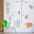 Elephant Height Measurement Wall Sticker Sk9036 Kid's Room Kindergarten Cartoon Decorative Wall Stickers Can Be Graphic Customization Plane Wall Sticker