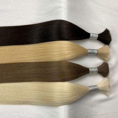 European and American Popular Fashion Color Scale Hair Human Hair Bundle 18-24Inch Hot Dye