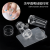 Nail transparent transfer seal 2.8cm with lid nail beauty print French nail seal tool belt scraper