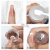 Nail transparent transfer seal 2.8cm with lid nail beauty print French nail seal tool belt scraper