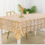 European Style Tablecloth Waterproof Oil-Proof Gilding Tablecloth Household PVC Lace Tablecloth Wholesale