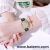 Cross-Border Tonneau Roman Women's Watch Korean Preppy Style Simple Belt Casual Women's Watch Quartz Watch