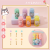 Cartoon Cute Fluorescent Pen 6 PCs Macaron Color Waterproof Eye Protection Student Office Marking Graffiti Pen